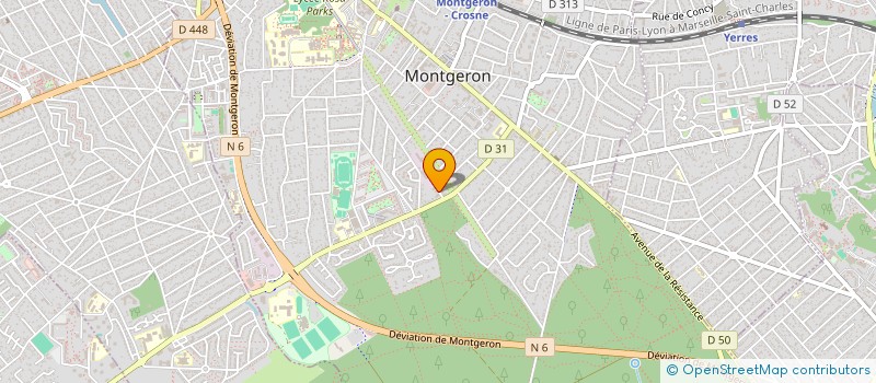 localisation de l'entreprise MONSIEUR MICKAEL QUARTAU à MONTGERON