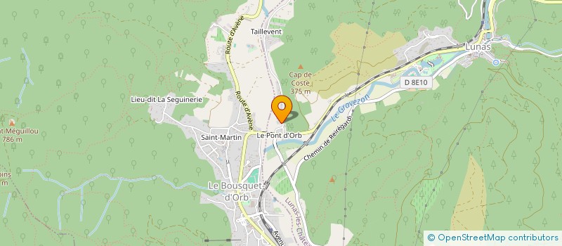 localisation de l'entreprise MONSIEUR MICKAEL QUILICI  BRENAS