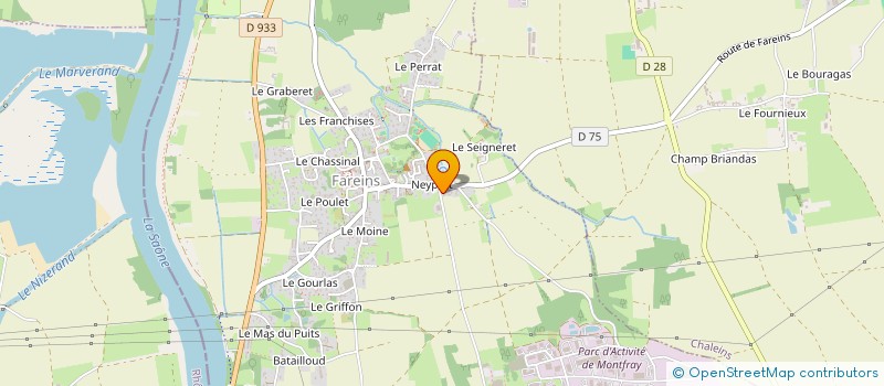 localisation de l'entreprise MONSIEUR MICKAEL QUINTO  FAREINS