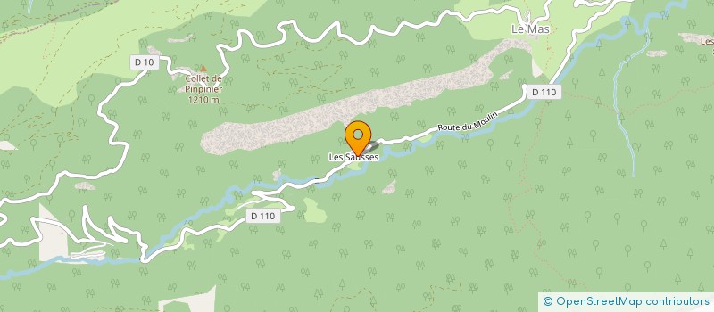 localisation de l'entreprise MONSIEUR MICKAEL QUIRION  LE MAS