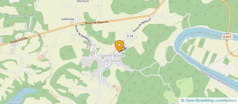 localisation de l'entreprise MONSIEUR MICKAEL QUONIAM  SAINTE-MARIE-DE-GOSSE