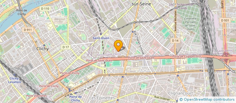 localisation de l'entreprise MONSIEUR MICKAEL RACALBUTO à SAINT-OUEN-SUR-SEINE