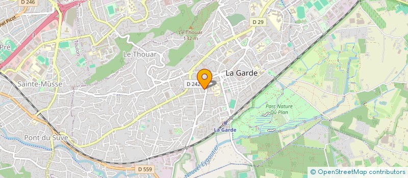 localisation de l'entreprise MONSIEUR MICKAEL RALLO à LA GARDE