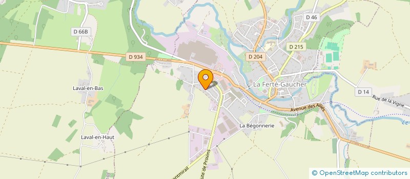 localisation de l'entreprise MONSIEUR MICKAEL RAMOS  LA FERTE-GAUCHER