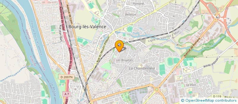 localisation de l'entreprise MONSIEUR MICKAEL RASPAIL à BOURG-LES-VALENCE