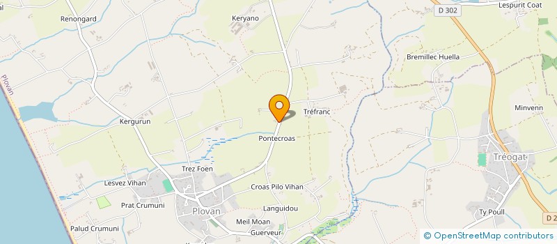 localisation de l'entreprise MONSIEUR MICKAEL RAULT à PLONEOUR LANVERN