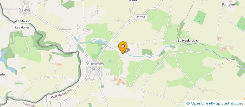 localisation de l'entreprise MONSIEUR MICKAEL RAVE  COUESMES-VAUCE