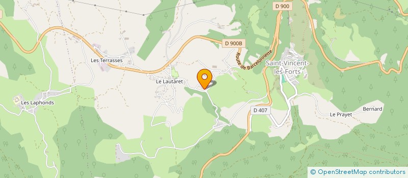 localisation de l'entreprise MONSIEUR MICKAEL RAYNAUD  UBAYE-SERRE-PONCON