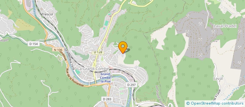 localisation de l'entreprise MONSIEUR MICKAEL REBOUL  LA GRAND COMBE