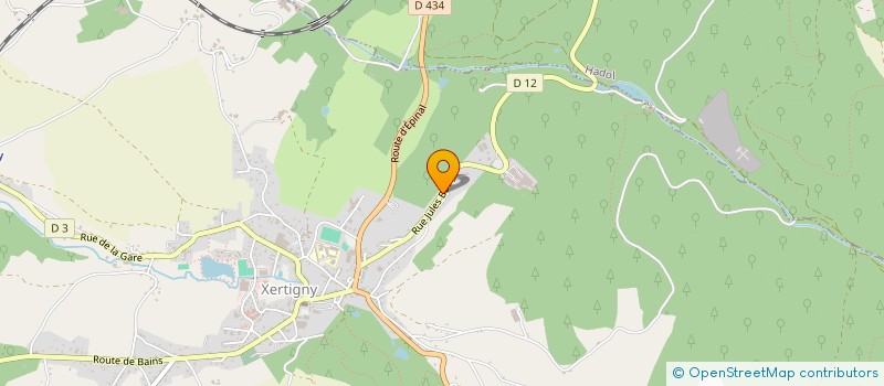 localisation de l'entreprise MONSIEUR MICKAEL RECCHIONE  XERTIGNY