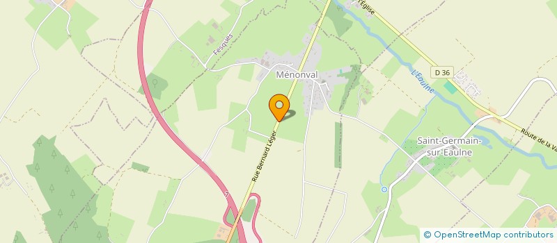 localisation de l'entreprise MONSIEUR MICKAEL REGNIER  MENONVAL