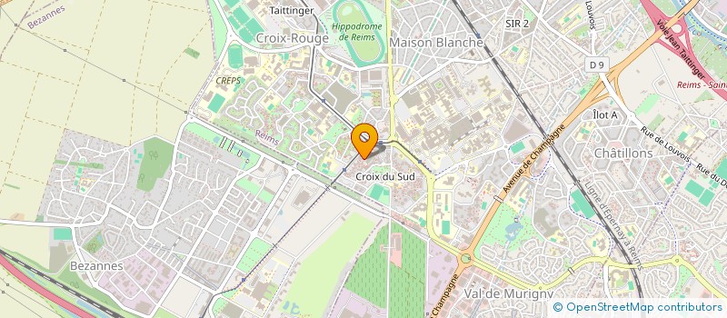 localisation de l'entreprise MONSIEUR MICKAEL REGNIER  REIMS