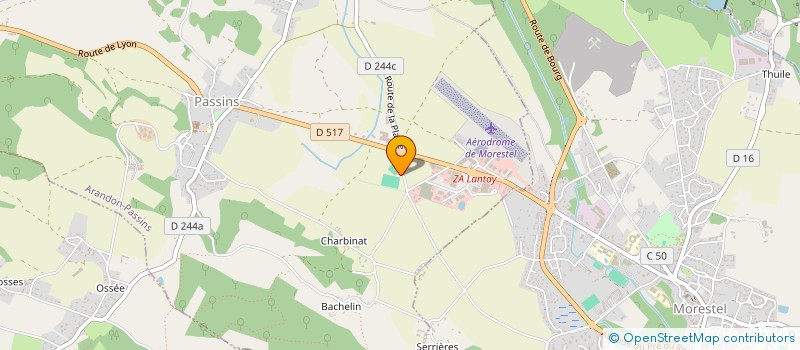 localisation de l'entreprise MONSIEUR MICKAEL REIG  ARANDON-PASSINS