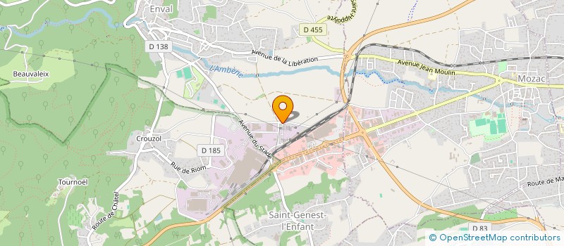 localisation de l'entreprise MONSIEUR MICKAEL REINARD  ENVAL