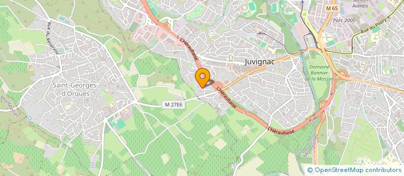 localisation de l'entreprise MONSIEUR MICKAEL REIS  JUVIGNAC