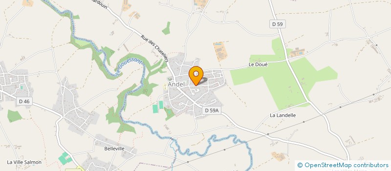 localisation de l'entreprise MONSIEUR MICKAEL REMI YVES MOTEL  ANDEL