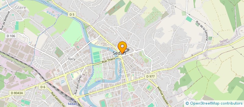 localisation de l'entreprise MONSIEUR MICKAEL RENAUX  SEDAN