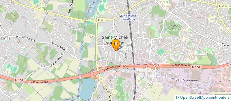 localisation de l'entreprise MONSIEUR MICKAEL RENTZ à SAINT-MICHEL-SUR-ORGE