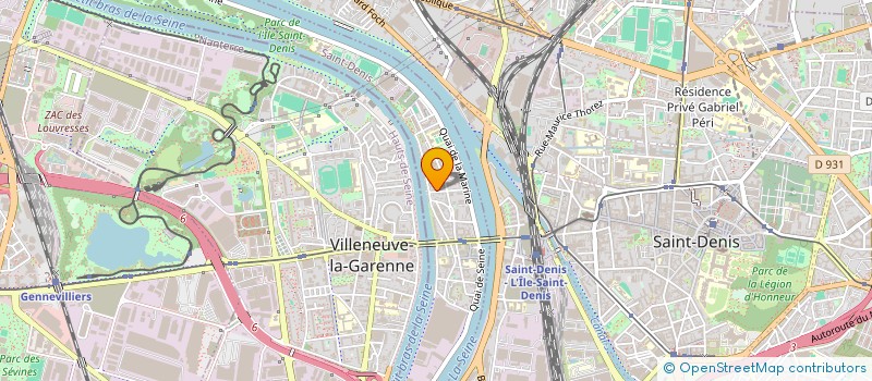 localisation de l'entreprise MONSIEUR MICKAEL REVERDY  L'ILE-SAINT-DENIS