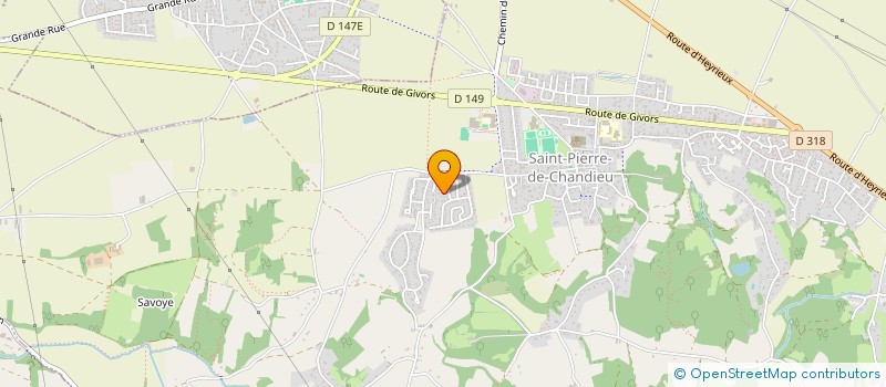 localisation de l'entreprise MONSIEUR MICKAEL REYNAUD  SAINT-PIERRE-DE-CHANDIEU