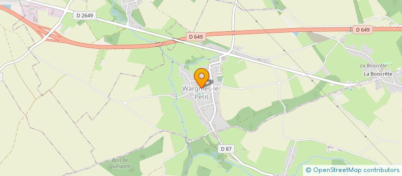 localisation de l'entreprise MONSIEUR MICKAEL RIBEAUCOURT à WARGNIES-LE-PETIT