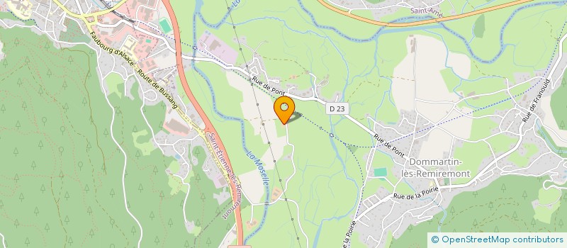 localisation de l'entreprise MONSIEUR MICKAEL RICHARD  DOMMARTIN-LES-REMIREMONT