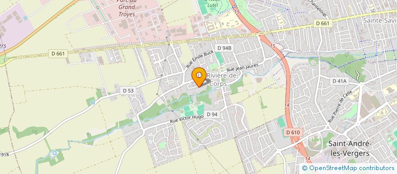 localisation de l'entreprise MONSIEUR MICKAEL RICHIER  LA RIVIERE-DE-CORPS