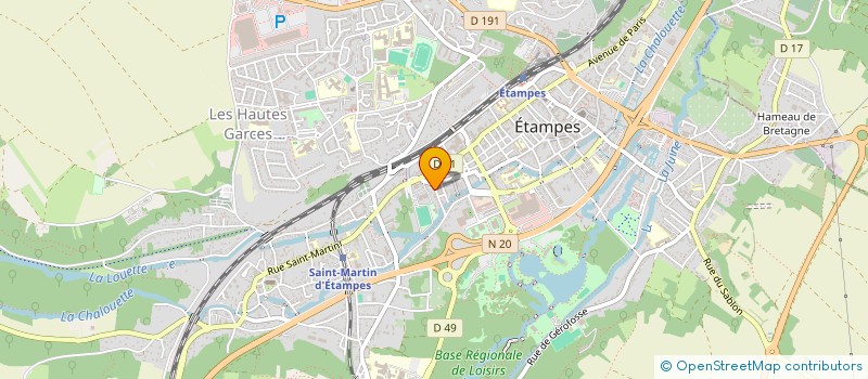 localisation de l'entreprise MONSIEUR MICKAEL RICKY TUNIO BERLIN  ETAMPES