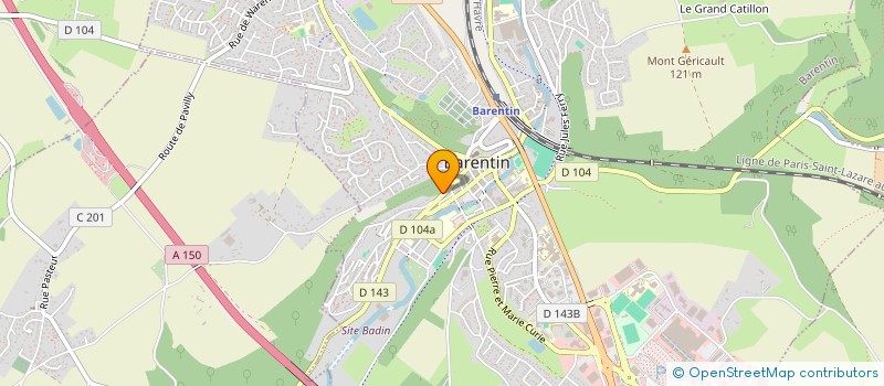 localisation de l'entreprise MONSIEUR MICKAEL RIDEL  BARENTIN