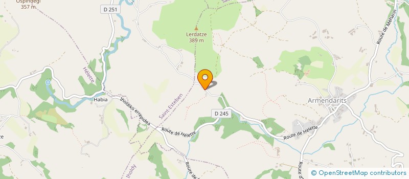 localisation de l'entreprise MONSIEUR MICKAEL RIEUX à ARMENDARITS