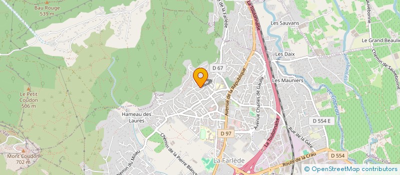 localisation de l'entreprise MONSIEUR MICKAEL RINALDI  LA FARLEDE