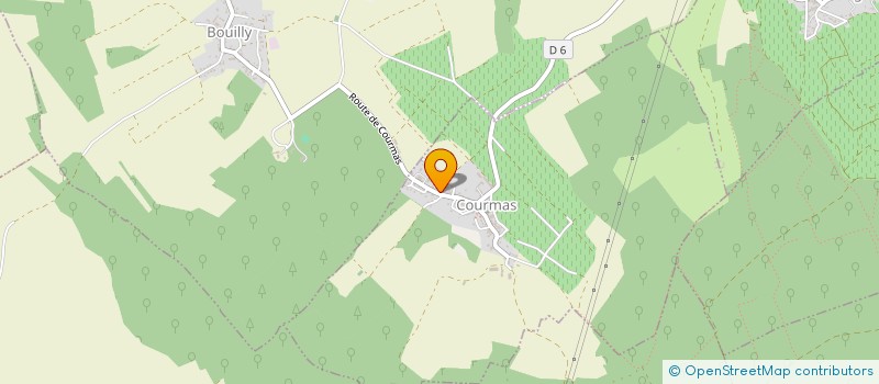 localisation de l'entreprise MONSIEUR MICKAEL RION  COURMAS