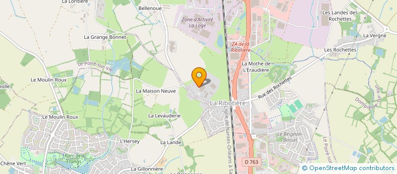 localisation de l'entreprise MONSIEUR MICKAEL RIPAUD à LE POIRE-SUR-VIE