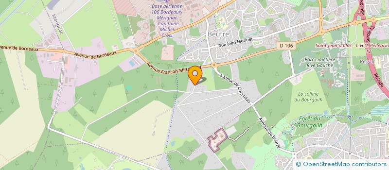 localisation de l'entreprise MONSIEUR MICKAEL RIVA  MERIGNAC