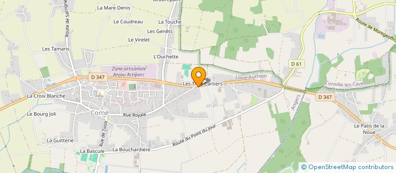 localisation de l'entreprise MONSIEUR MICKAEL ROBET à LOIRE-AUTHION