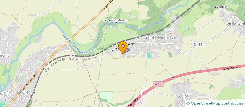 localisation de l'entreprise MONSIEUR MICKAEL ROBIN  SAINTE-NEOMAYE