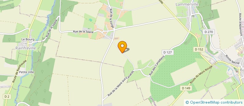 localisation de l'entreprise MONSIEUR MICKAEL ROBINE  LAMMERVILLE