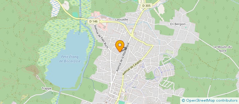 localisation de l'entreprise MONSIEUR MICKAEL ROCHE  BISCARROSSE