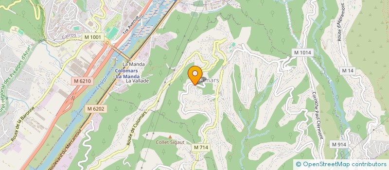 localisation de l'entreprise MONSIEUR MICKAEL ROCHER  COLOMARS