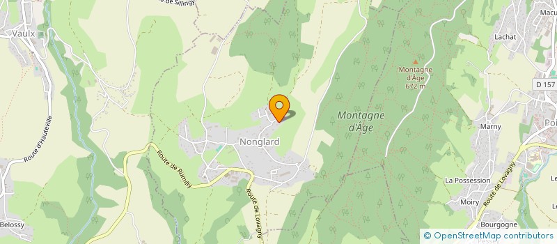 localisation de l'entreprise MONSIEUR MICKAEL RODRIGUES  NONGLARD