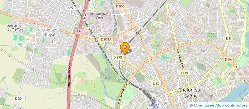 localisation de l'entreprise MONSIEUR MICKAEL RODRIGUEZ  CHALON-SUR-SAONE