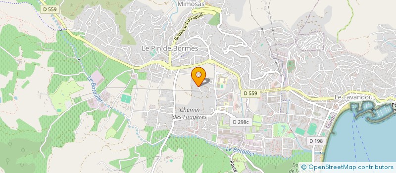 localisation de l'entreprise MONSIEUR MICKAEL ROGE  BORMES-LES-MIMOSAS