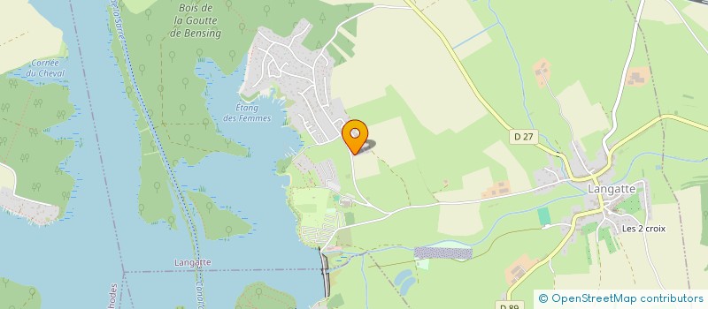 localisation de l'entreprise MONSIEUR MICKAEL ROLLAND  LANGATTE