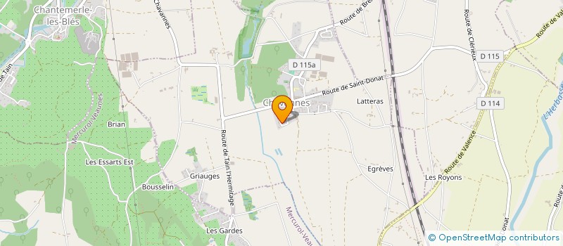 localisation de l'entreprise MONSIEUR MICKAEL ROLLET  CHAVANNES