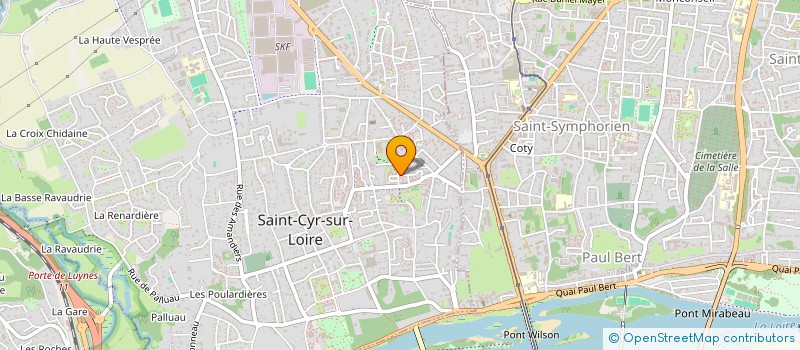 localisation de l'entreprise MONSIEUR MICKAEL ROLO  SAINT-CYR-SUR-LOIRE