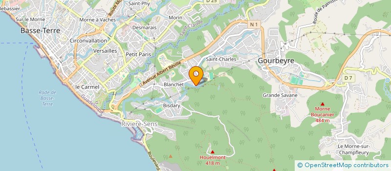 localisation de l'entreprise MONSIEUR MICKAEL ROMAIN  GOURBEYRE