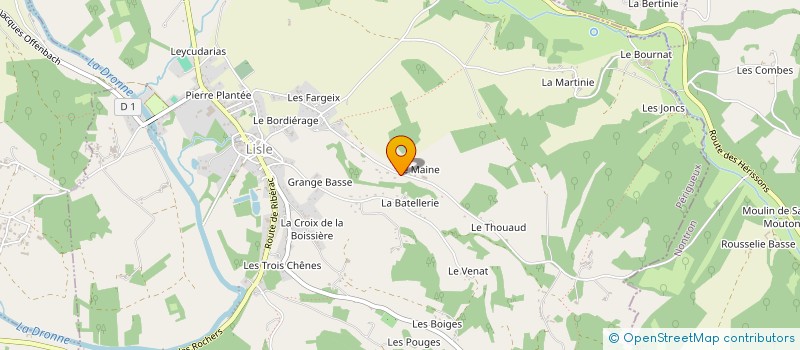 localisation de l'entreprise MONSIEUR MICKAEL RONSEAUX  LISLE