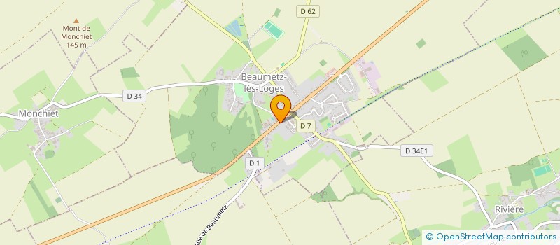 localisation de l'entreprise MONSIEUR MICKAEL ROTTIERS à ARRAS