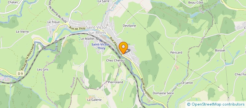 localisation de l'entreprise MONSIEUR MICKAEL ROUAT  SAINT-VICTOR-SUR-RHINS