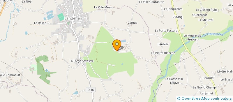 localisation de l'entreprise MONSIEUR MICKAEL ROUAULT  LANDEHEN